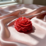 Peony Flower Scented Candle – Medium Size by Sarang