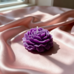 Peony Flower Scented Candle – Medium Size by Sarang