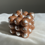 Silver Flakes Bubble Scented Candle by Sarang